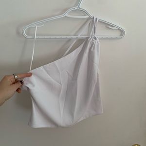 [M] NWT - ABERCROMBIE & FITCH asymmetrical one-shoulder top